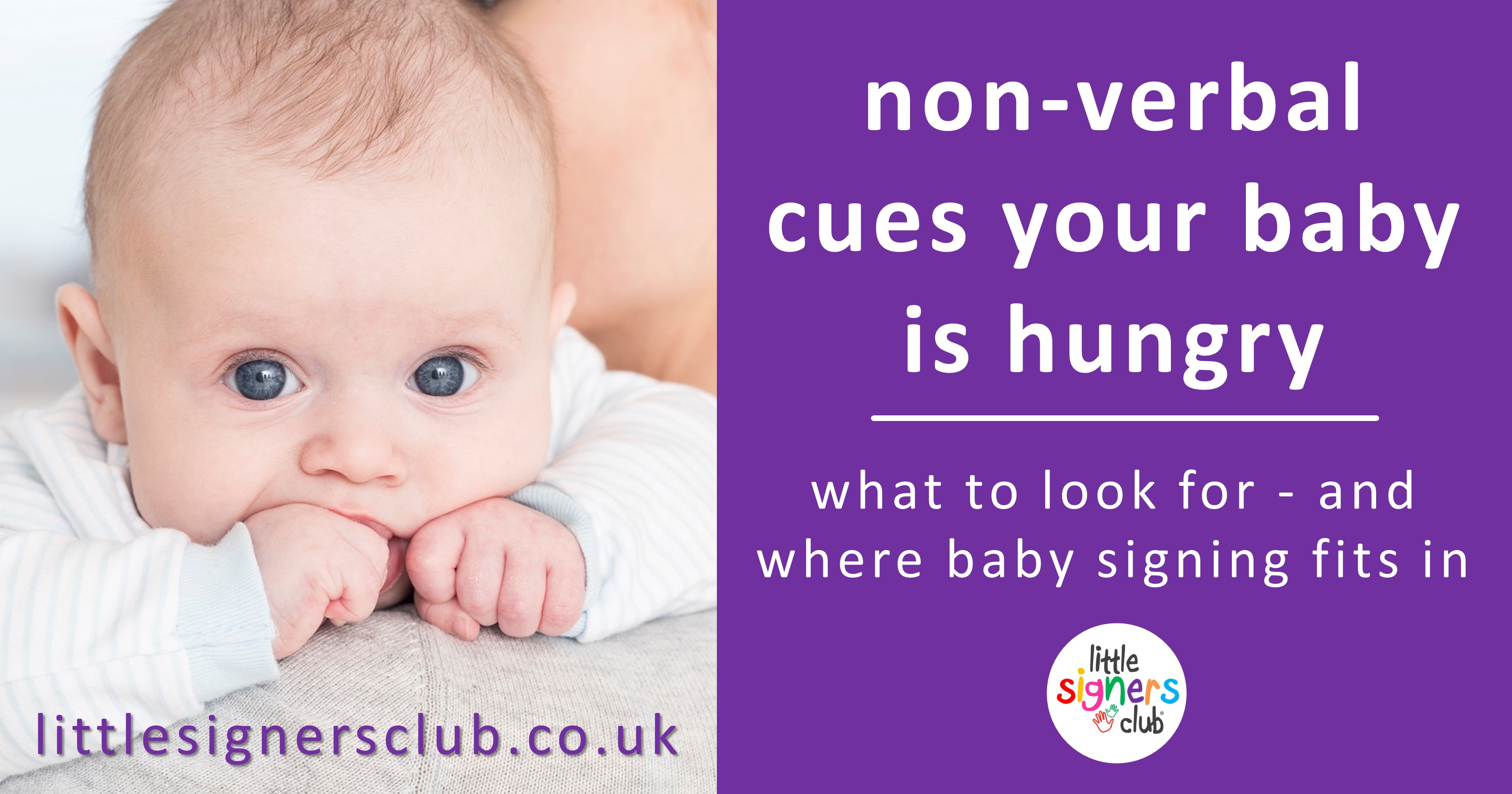 Non-Verbal Cues Your Baby is Hungry (what to look for and how baby