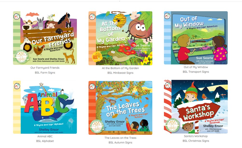 British Sign Language Story Books - Transport Theme